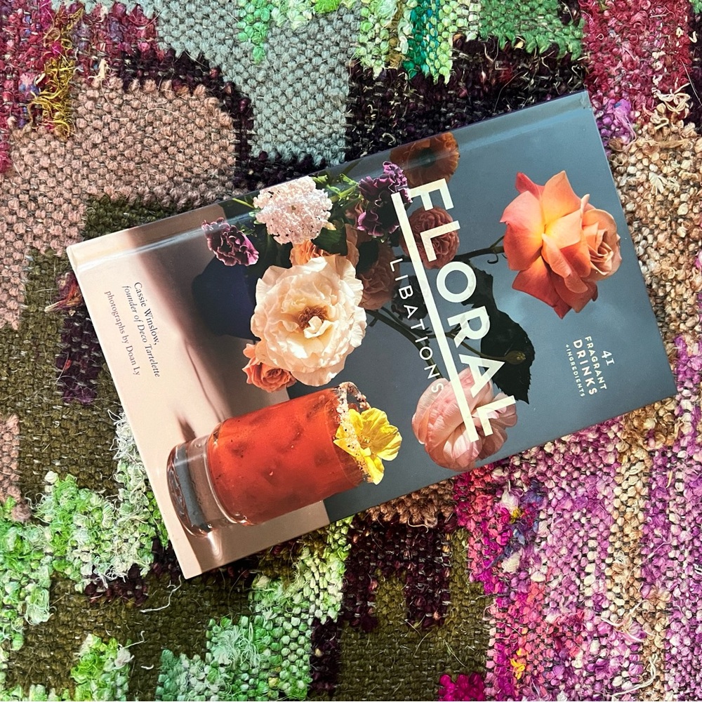 Anthropologie Bar Book: Floral Libations Coffee Table Book